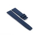 Canvas-Nylon Leder Uhrenarmband Modell Ingelheim blau 20...
