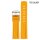 Stailer Premium Silikon Uhrenarmband Modell BC108 orange 22 mm