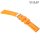 Stailer Premium Silikon Uhrenarmband Modell BC108 orange 22 mm