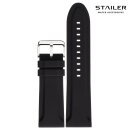 Stailer Premium Silikon Uhrenarmband Modell BC109 schwarz...