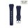 Easy-Klick Silikon Uhrenarmband Modell Orion dunkel-blau 20 mm, komp. Samsung