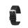 Premium Hybrid Silikon-Nylon Uhrenarmband Modell Isidor schwarz-SN 20 mm