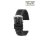 Easy-Klick Premium Hybrid Silikon-Nylon Uhrenarmband Modell Isidor schwarz-WN 20 mm