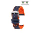 Easy-Klick Premium Hybrid FKM-Nylon Uhrenarmband Modell...