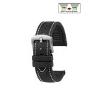 Easy-Klick Premium Hybrid FKM-Nylon Uhrenarmband Modell...