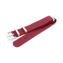 GEO-Straps Nato Nylon Uhrenarmband Modell Nitro rot-blau...