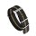 GEO-Straps Nato Canvas-Nylon Uhrenarmband Modell Quest-S schwarz-beige 20 mm