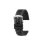 Premium Hybrid Silikon-Nylon Uhrenarmband Modell Isidor schwarz-WN 19 mm