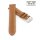Französisches Softleder Easy-Klick Uhrenarmband Modell Paris cognac 18 mm
