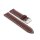 Kroko-Alligator Uhrenarmband Modell Amazonas mocca-WN 16 mm