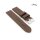 Diloy Vintage-Rindleder Uhrenarmband Modell Madrid mocca 26 mm ohne Naht