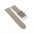 XL-Uhrenarmband mit Unterlage Jungkalb Modell U-Chur taupe 20 mm