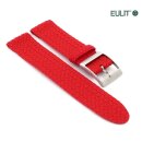 Eulit Perlon Uhrenarmband Modell Palma-Pacific-SG rot 20 mm