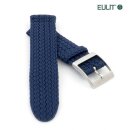 Eulit Perlon Uhrenarmband Modell Palma-Pacific-SG XL-extralang navy-blau 21 mm