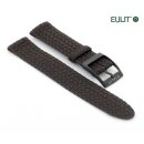 Eulit Perlon Uhrenarmband Modell Palma-Pacific-PVD braun 20 mm