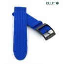 Eulit Perlon Uhrenarmband Modell Palma-Pacific-PVD königs-blau 23 mm