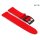 Eulit Perlon Uhrenarmband Modell Palma-Pacific-PVD XL-extralang rot 23 mm