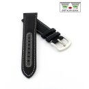 Easy-Klick Canvas-Nylon Leder Uhrenarmband Modell...