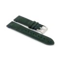 Easy-Klick Veloursleder Uhrenarmband Modell Orlando grün-SN 18 mm