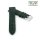 Easy-Klick Veloursleder Uhrenarmband Modell Orlando grün-SN 18 mm