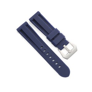 Silikon Uhrenarmband Modell Marina blau 24 mm komp. Panerai