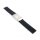 XL-Silikon Uhrenarmband Modell Rhodos-FS-S schwarz 22 mm, Faltschließe