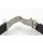 XL-Silikon Uhrenarmband Modell Rhodos-FS-S schwarz 22 mm, Faltschließe