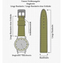 Easy-Klick XL-Silikon Uhrenarmband Modell Rhodos-FS-S schwarz 20 mm, Faltschließe