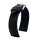 Premium Hybrid FKM-Nylon Uhrenarmband Modell Isidor schwarz-blau 23 mm