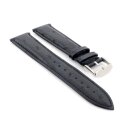 Easy-Klick Strauß-Optik Uhrenarmband Modell Venezia schwarz 19 mm
