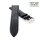 Easy-Klick Strauß-Optik Uhrenarmband Modell Venezia schwarz 19 mm