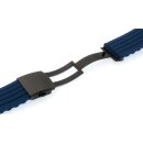 Kipp-Faltschließe Edelstahl Modell Kona schwarz matt gebürstet 18 mm