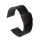 Edelstahl Milanaise-Mesh Uhrenarmband Modell Ulm PVD-schwarz 16 mm