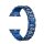 Metall-Glitzer Uhrenarmband Modell Sunshine blau 38/40/41 mm, komp. Apple-Watch