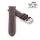 Fluco Easy-Klick Kalbsleder Uhrenarmband Modell Nabucco-XL mocca 22 mm