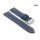 Fluco Easy-Klick Kalbsleder Uhrenarmband Modell Nabucco-XL blau 22 mm