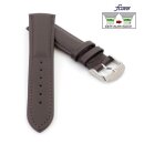 Fluco Easy-Klick Kalbsleder Uhrenarmband Modell Vip-Chrono mocca 20 mm