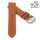 Fluco Easy-Klick Kalbsleder Uhrenarmband Modell Vip-Chrono cognac 20 mm