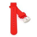 Premium Kautschuk Taucher Uhrenarmband Modell Jetpex-GL rot 22 mm, komp.Seiko