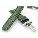Teju Eidechse Uhrenarmband Davos-TiT grün 20 mm