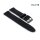 Eulit Perlon Uhrenarmband Modell Palma-Pacific schwarz 19 mm schwarz matt gebürstet