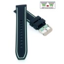 Easy-Klick Premium Silikon Uhrenarmband Modell Yachting...