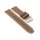 Easy-Klick Premium Silikon Uhrenarmband Modell Yachting braun-taupe 24 mm