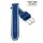 Easy-Klick Premium Silikon Uhrenarmband Modell Yachting blau-weiß 20 mm