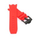 Premium Silikon Uhrenarmband Modell AP-612P rot 28 mm, komp. Audemars Piguet