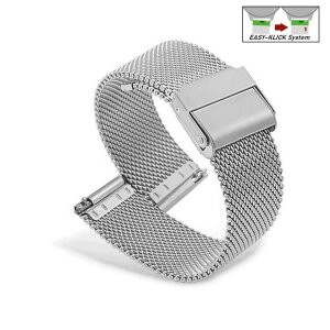 Stainless Steel Uhrenarmband Edelstahl 22mm Milanaise Uhrenarmband