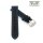 Easy-Klick Softleder Uhrenarmband Modell Sportina schwarz-blau 20 mm Breitdorn