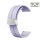 Easy-Klick Silikon Uhrenarmband Modell Hotspot-S mit Magnet-Faltschließe flieder-lila 20 mm