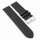 Feines Leder-Uhrenarmband Modell Jena schwarz 12 mm, komp. Skagen