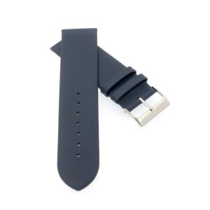Feines Leder-Uhrenarmband Modell Jena blau 20 mm, komp. Skagen